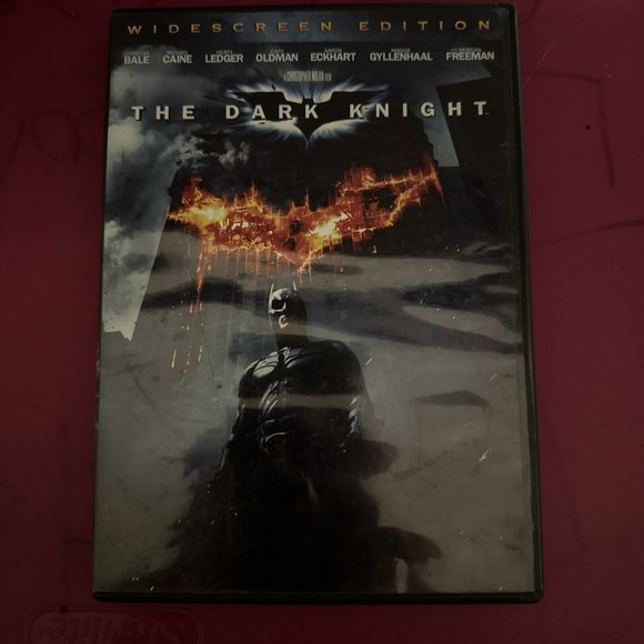The Dark Knight (DVD, 2008) Batman Joker Christian Bale Heath Ledger - Picture 2 of 7